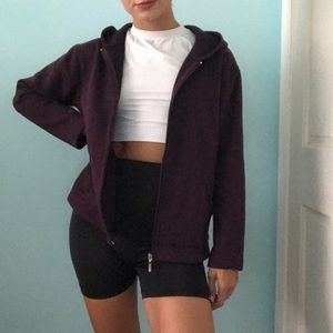 Purple Zip Up Hoodie